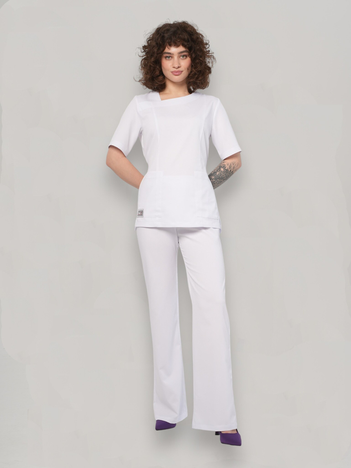 Костюм медицинский женский | Бл-385+Б-137 либерти люкс