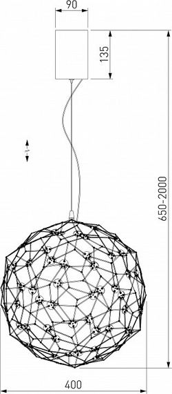 Подвесной светильник Bogate's Alioth 450/1