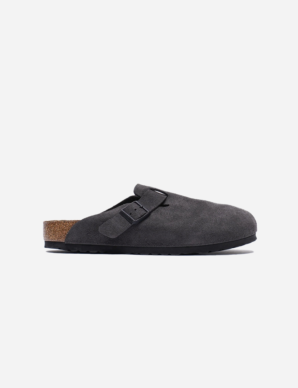 Birkenstock Boston Suede Black clogs (1028602)