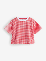 Футболка для девочки Next E44-339, 3 шт., Красный, Белый, Голубой