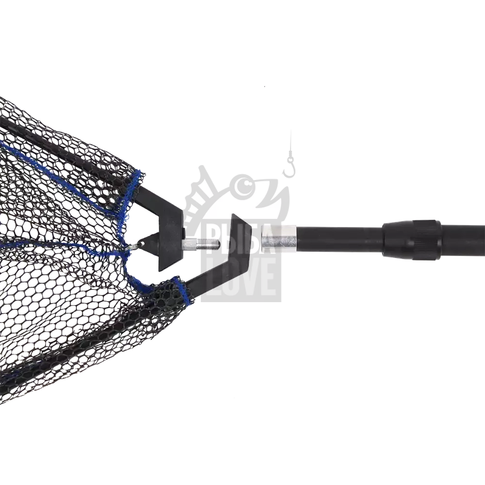 Подсак складной Zeox Delta Tele Folding 70х60см с телескопической ручкой