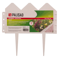 Бордюр "Кантри", 14 х 310 см, белый, Palisad