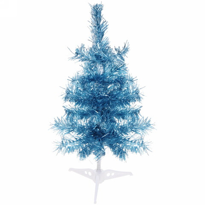Ёлка «Теплая вьюга» 40 см, ПВХ (50 веток), Голубой