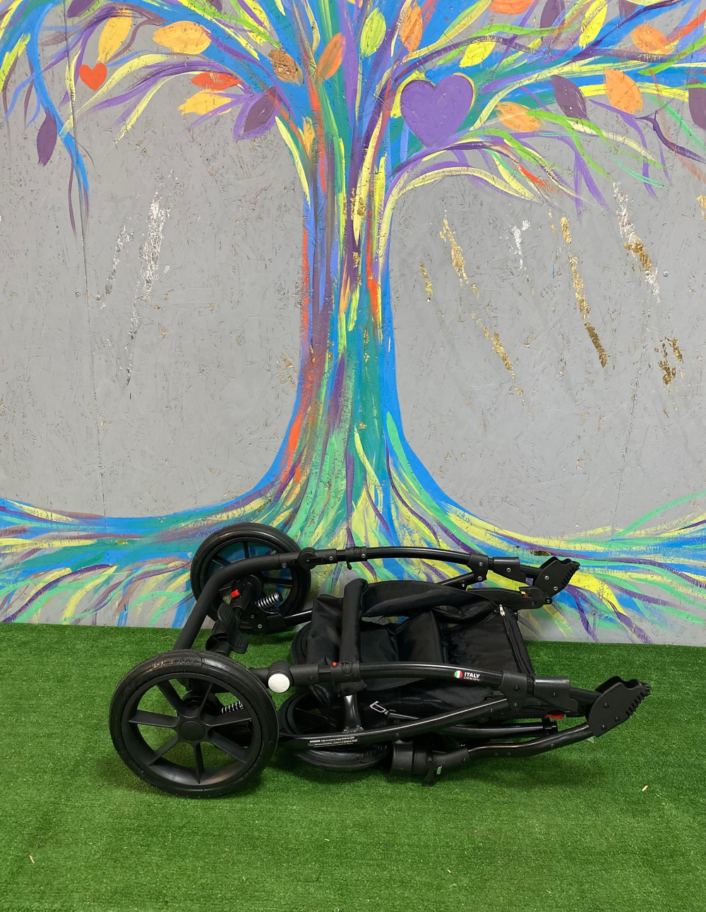 Коляска  BELLA (2 в 1) (RIKO BASIC) 10 серый-красный