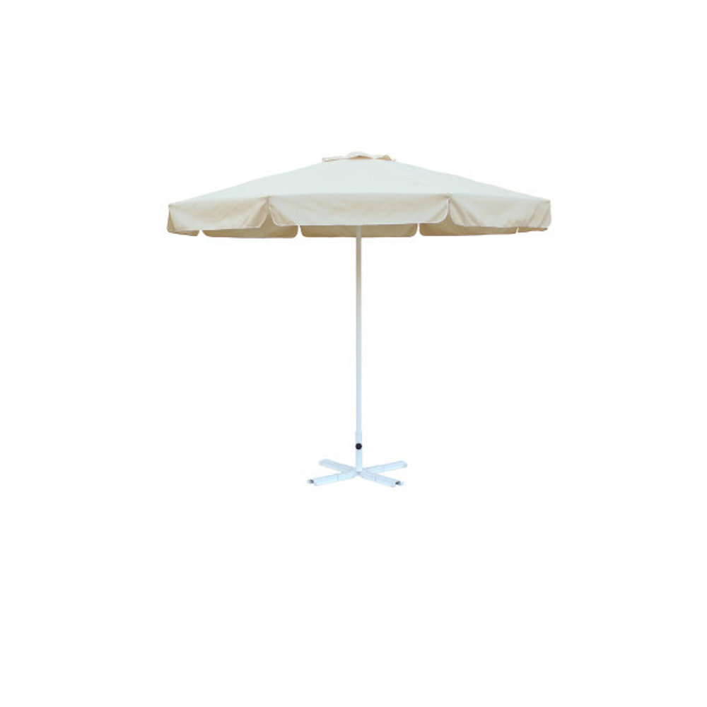 Зонт Митек Ø 3м.(8) Цинк с воланом