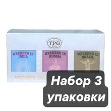Чай Bharat Bazaar TPG набор Индия Россия Бразилия 150 г