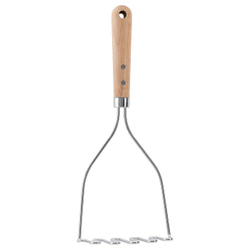 IKEA VARDAGEN  (ИКЕА ВАРДАГЕН)  -  Картофелемялка, нержавеющая сталь/бук, 30 см