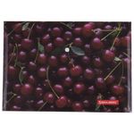 Папка-конверт на кнопке А4, Brauberg Вишня, 160мкм