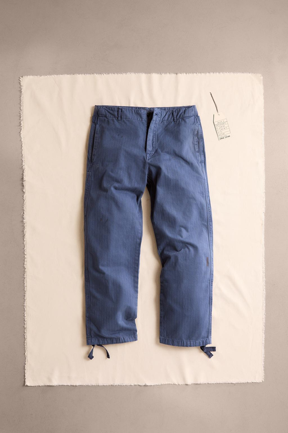 ZARA БРЮКИ КАРГО ОВЕРСАЙЗ С ЭФФЕКТОМ ПОТЕРТОСТИ, СИНИЙ