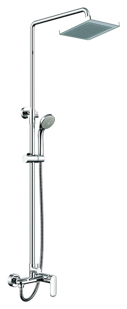 OPAL душевая колонна со смесителем для душа (верхний душ квадратной формы) нов.арт F9125183CP-A4-RUS