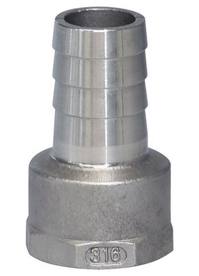 Патрубок под шланг с внутренним диаметром 25 мм, внутренняя резьба 3/4 дюйма (10254817).