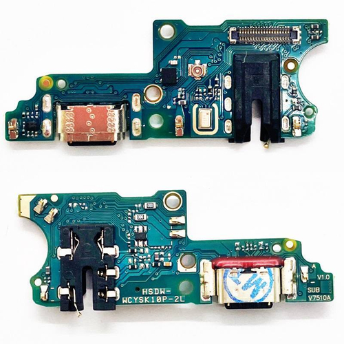 Шлейф для Tecno Spark 10 Pro плата на системный разъем/разъем гарнитуры/микрофон