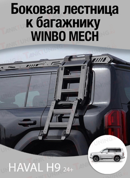 Haval H9 24+ Боковая лесенка к багажнику WINBO MECH