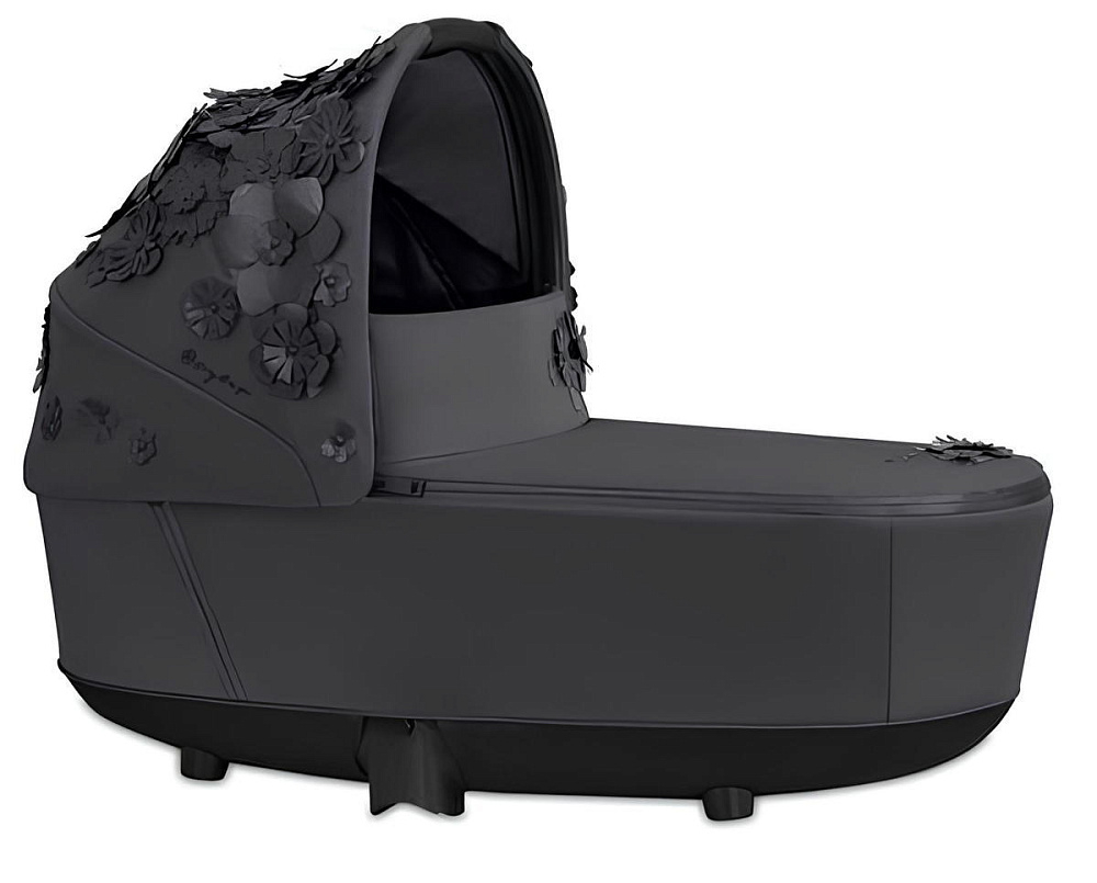 Коляска для новорожденных Cybex Priam IV Chrome Brown Simply Flowers Grey (Dream Grey)