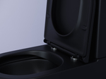 Унитаз-компакт безободковый Ceramica Nova Metropol Rimless CN4001MB с крышкой-сиденьем микролифт, черный матовый