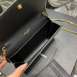 Saint Laurent Uptown Chain Wallet 19 cm