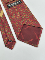 Галстук красный Salvatore Ferragamo