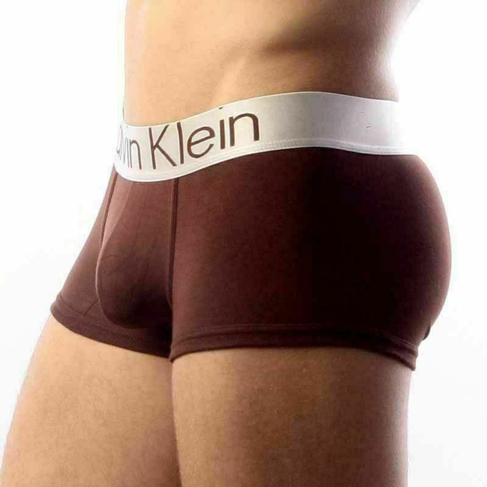 Мужские трусы боксеры Calvin Klein Boxer Steel Brown