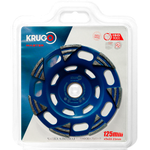 Чашка алмазная шлифовальная Турбо KRUGO MASTER 125x22,23x5mm, 81101250287