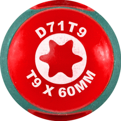 D71T9 Отвертка стержневая TORX® ANTI-SLIP GRIP, T9x60