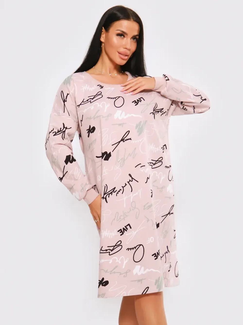 Ночная сорочка утеплённая