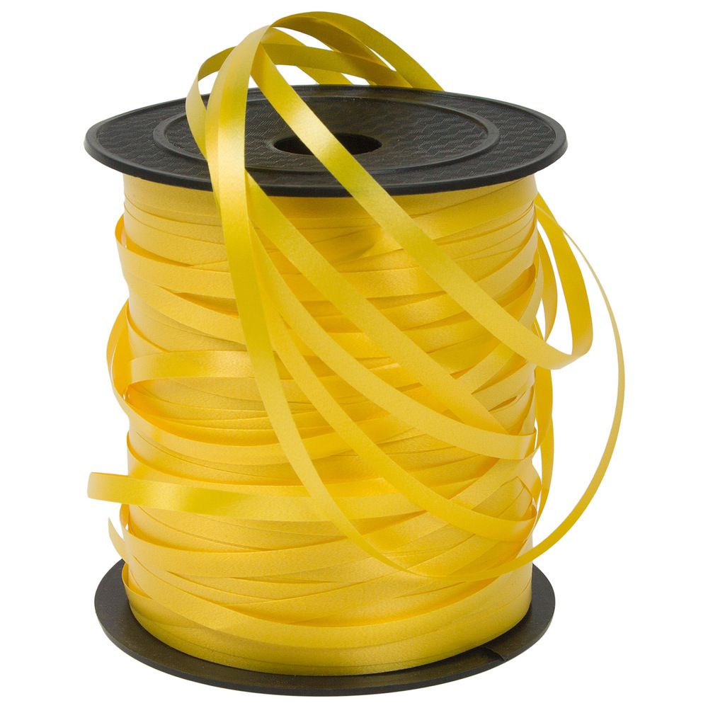 Лента полипропилен 0,5см*250м ЖЕЛТЫЙ