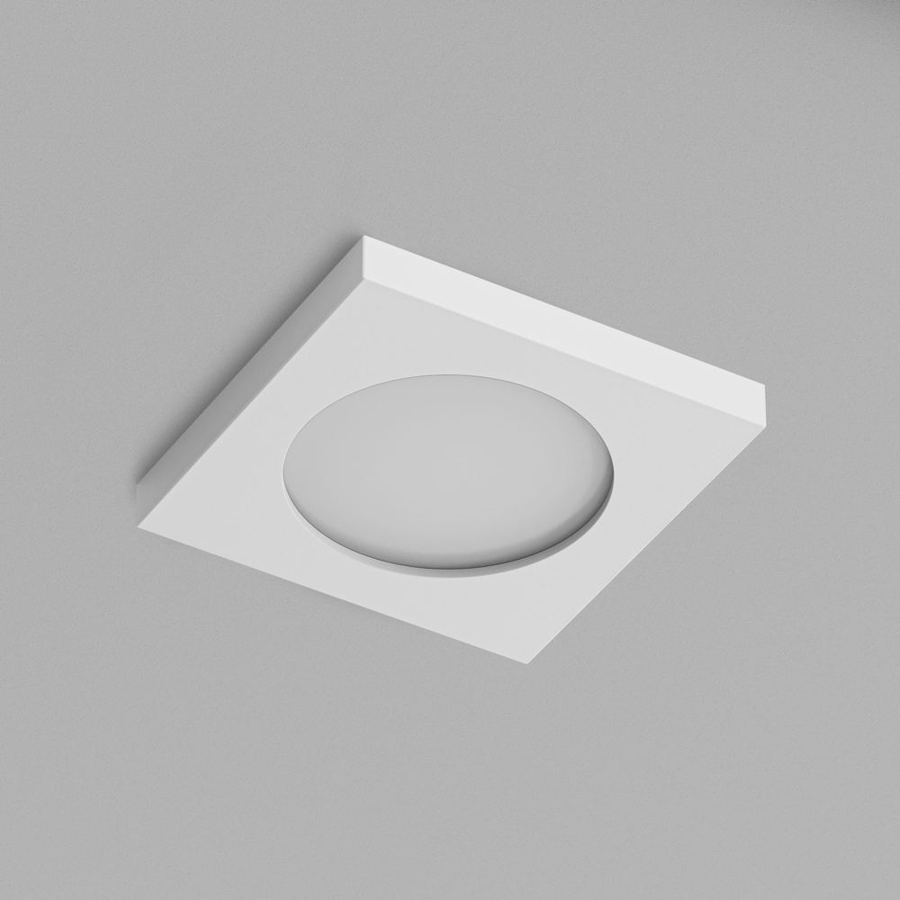 DK3014-WH Встраиваемый светильник влагозащ., IP 44, 50 Вт, GU10, белый, алюминий