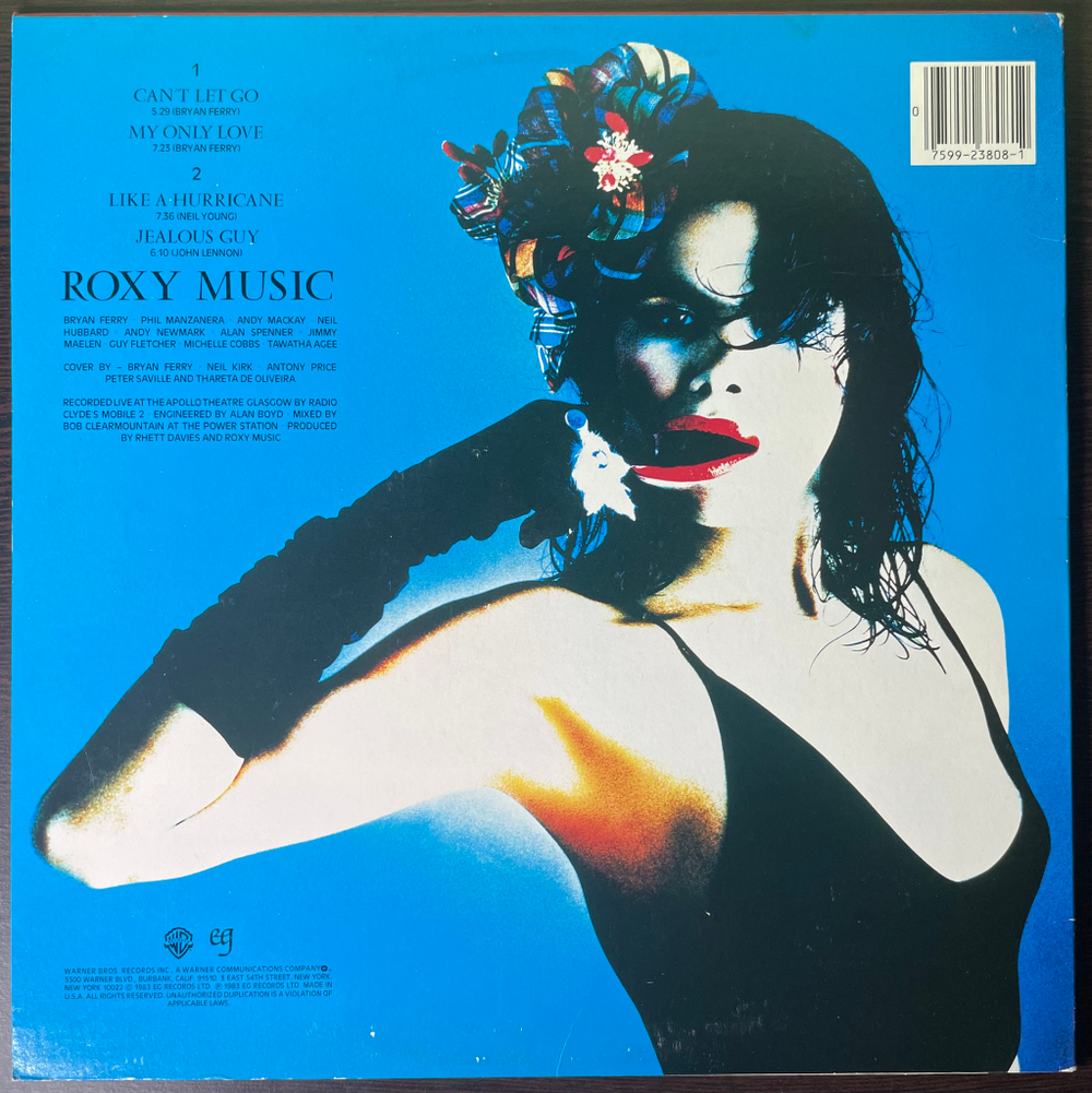 Roxy Music ‎– The High Road (США 1983г.)