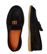 Кожаные мокасины Dolce & Gabbana - черный(CP0182 AS707)