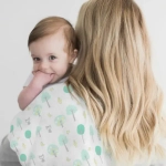 SwaddleDesigns Пеленка муслиновая - Green Woodland