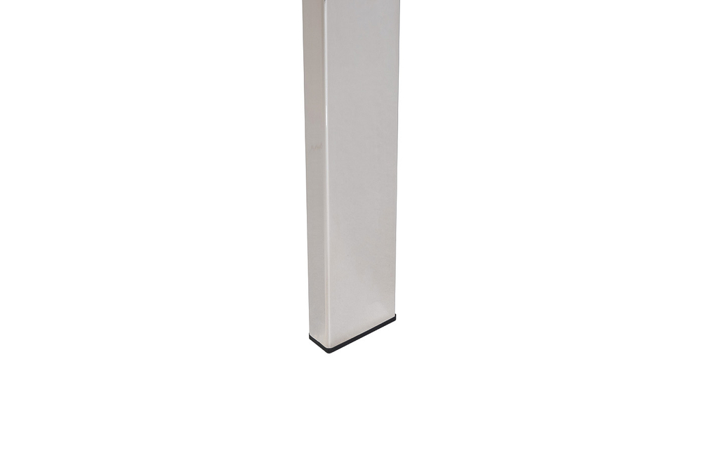 Стул Garda Decor велюр св-серый, хром с декором 48*66*100 см