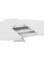 Стол кухонный обеденный круглый раздвижной 100,3х100,3х75 см