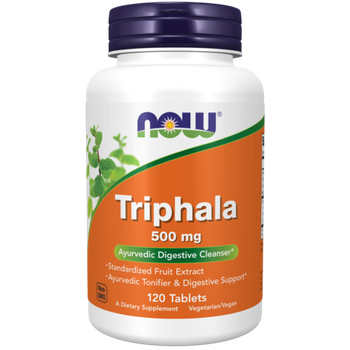 Now Foods Triphala 500 mg 120 tablets, Экстракт трифалы, Трифала