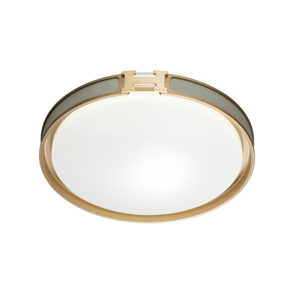 7654/DL COLOR SN 132 Светильник пластик/белый/серый/золотой LED 48Вт 4000К D405 IP43 FAVEMO GREY