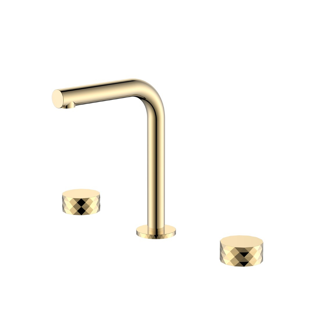 Смеситель на столешницу STICK DIAMOND на 3 отв. GOLD