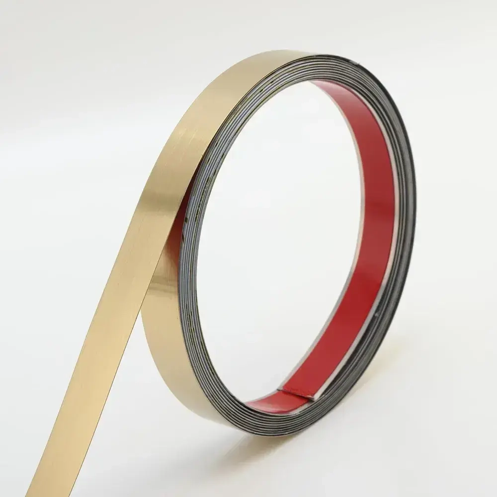 Молдинг декор на стену для интерьера самоклеющийся DP 10 GS золото матовое