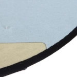 Коврик - лежанка для животных «ЛАПУСИКИ», кошечка беляночка, цвет как на фото d-60см (лейбл)