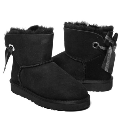 Угги Bailey Bow Mini Customizable Black