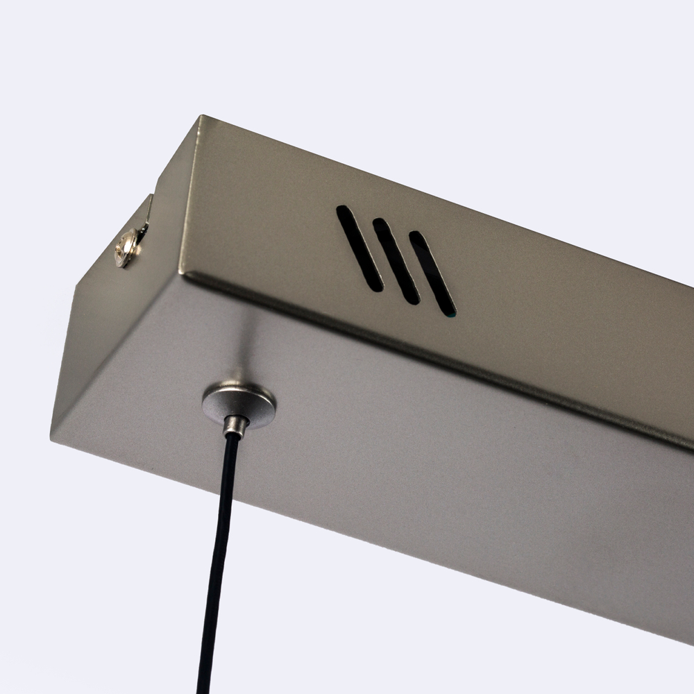 615089 Люстра TORINO 28W LED 1260LM ВОРОНЁНАЯ СТАЛЬ 3000K