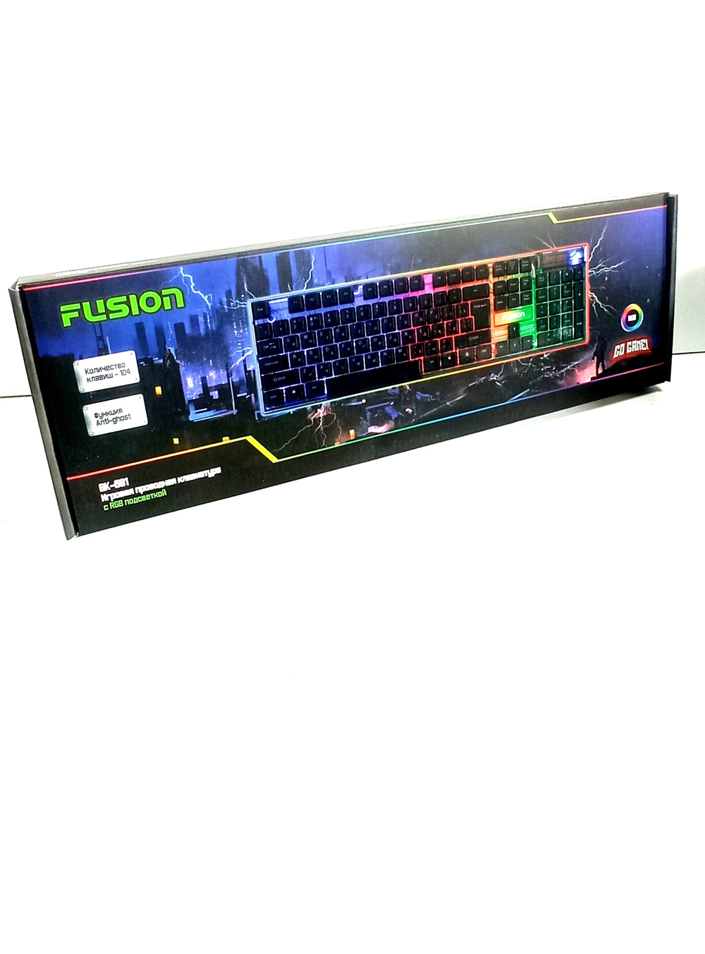 Клавиатура игровая проводная Fusion GK-681 RGB