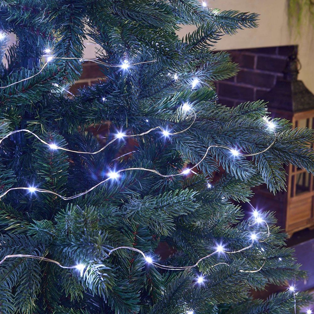 ULD-S10000-1000-DTA-RC WHITE IP44 DEW Гирлянда светодиодная Роса. 100м. 1000 светодиодов. Белый свет. Пульт ДУ в-к. Провод прозрачный. ТМ Uniel