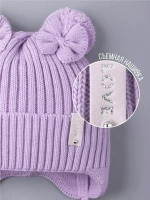 Шапка вязаная демисезонная для девочки
