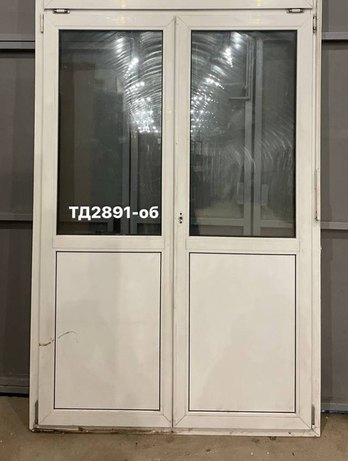 Дверь Пластиковая Б/У 216(в) х 146(ш) Штульповая (Балконный блок)