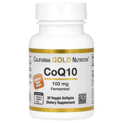 California Gold Nutrition CoQ10 100 мг 30 вегетарианских капсул