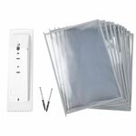 Демосистема настенная на 10 панелей, с 10 серыми панелями А4, STAFF, 238144