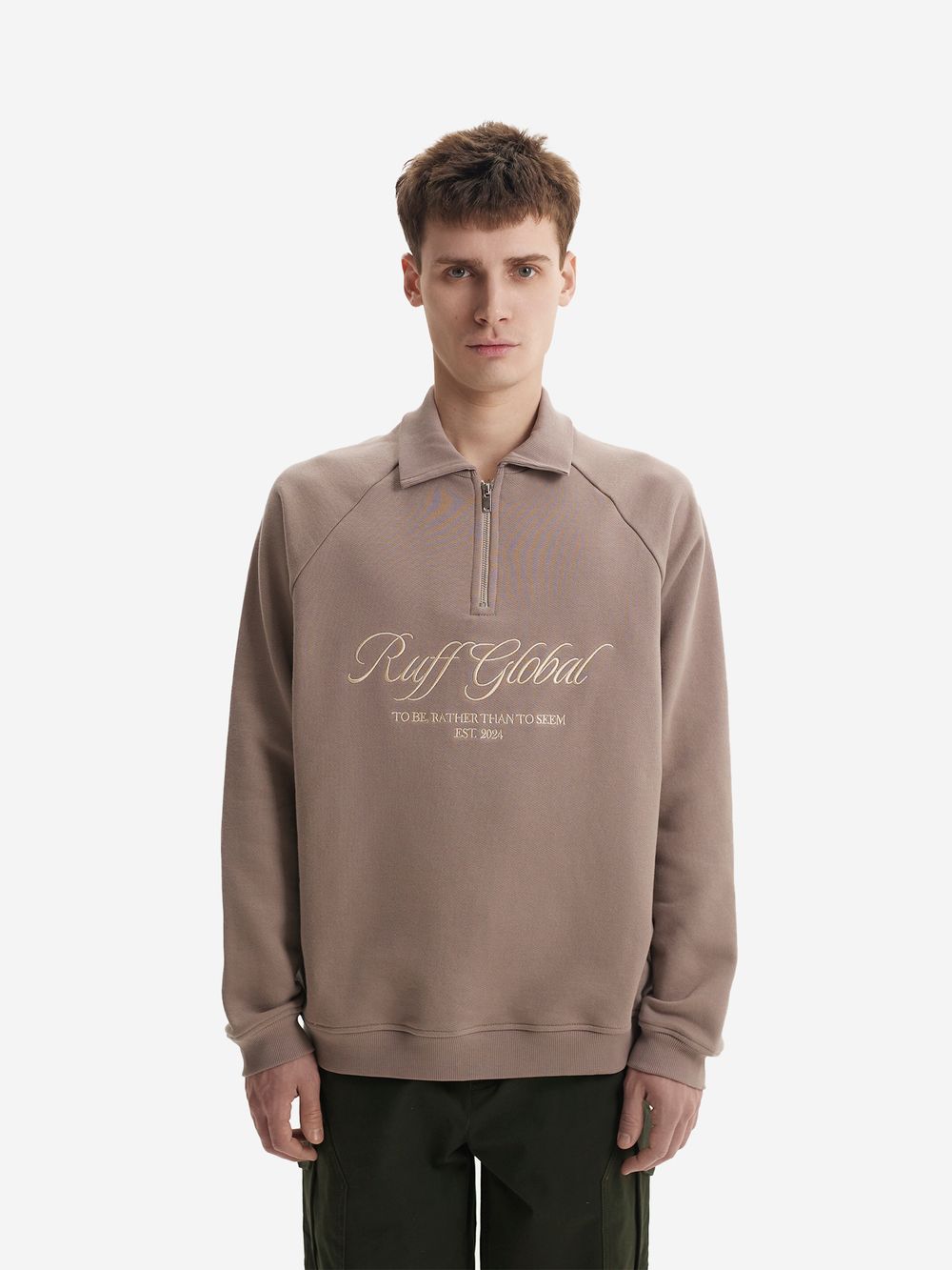 Толстовка Ruff Global Halfzip Sport Jacket Powder