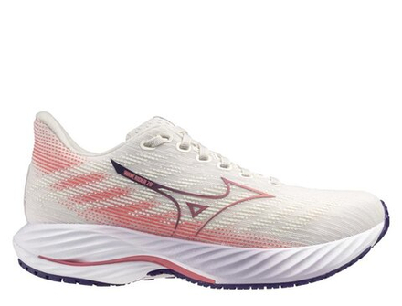 Кроссовки для бега женские Mizuno Wave Rider 28 Бело-Розовые