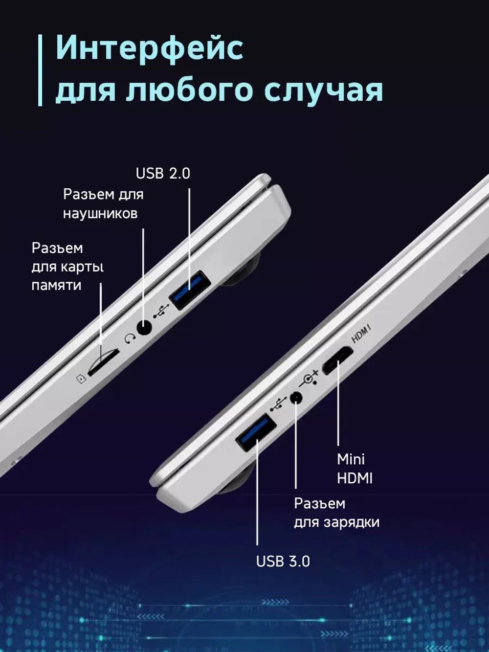 Ноутбук 15.6" Intel Celeron N5095, 16 GB RAM, 512GB SSD