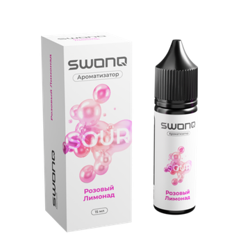 Купить Ароматизатор SWONQ Sour Cluster 15 мл - Розовый Лимонад