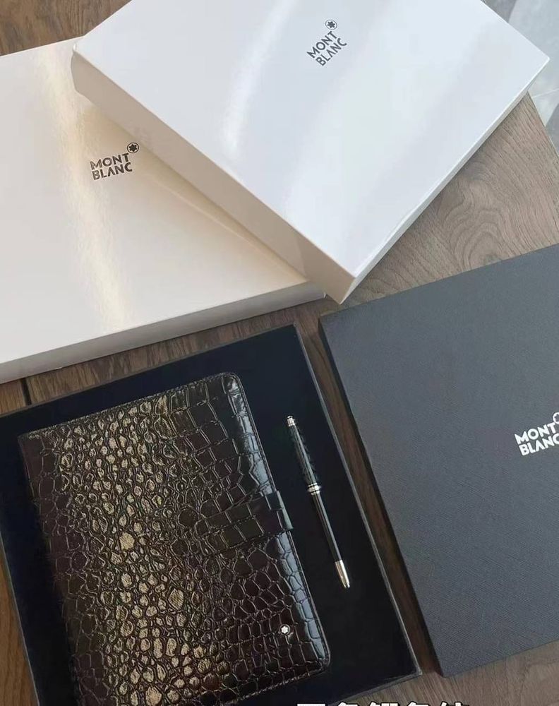 Набор Montblanc (блокнот + ручка) 23х18 см